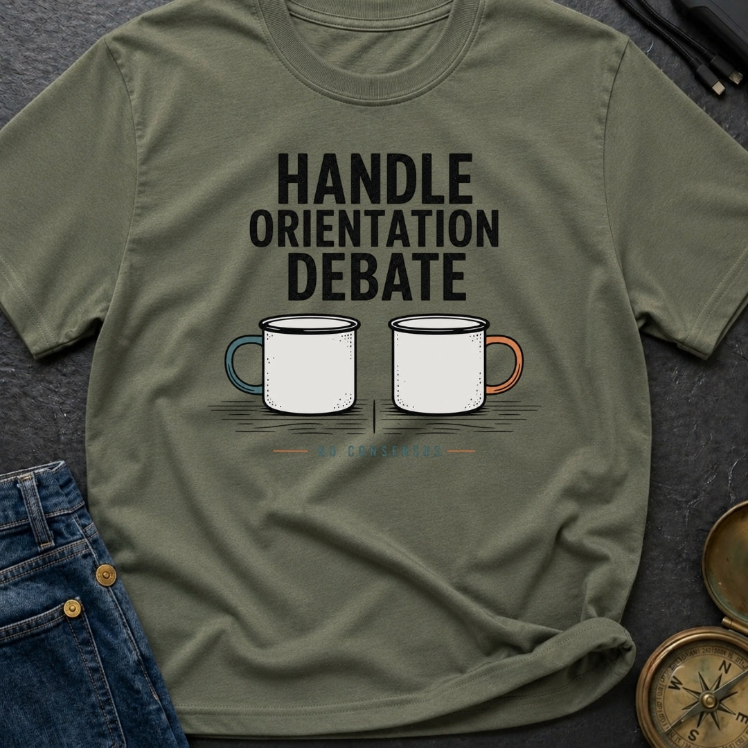 Handle Orientation Debate - T-Shirt
