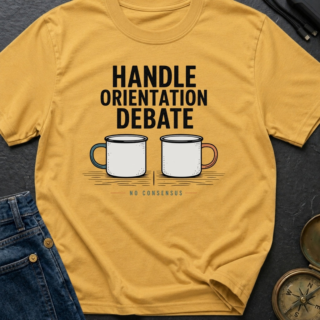 Handle Orientation Debate - T-Shirt