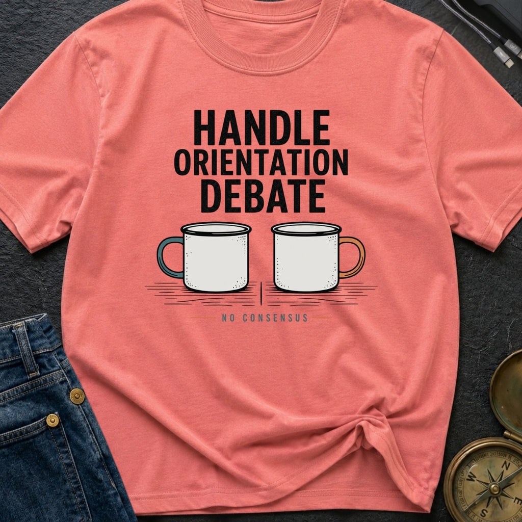 Handle Orientation Debate - T-Shirt