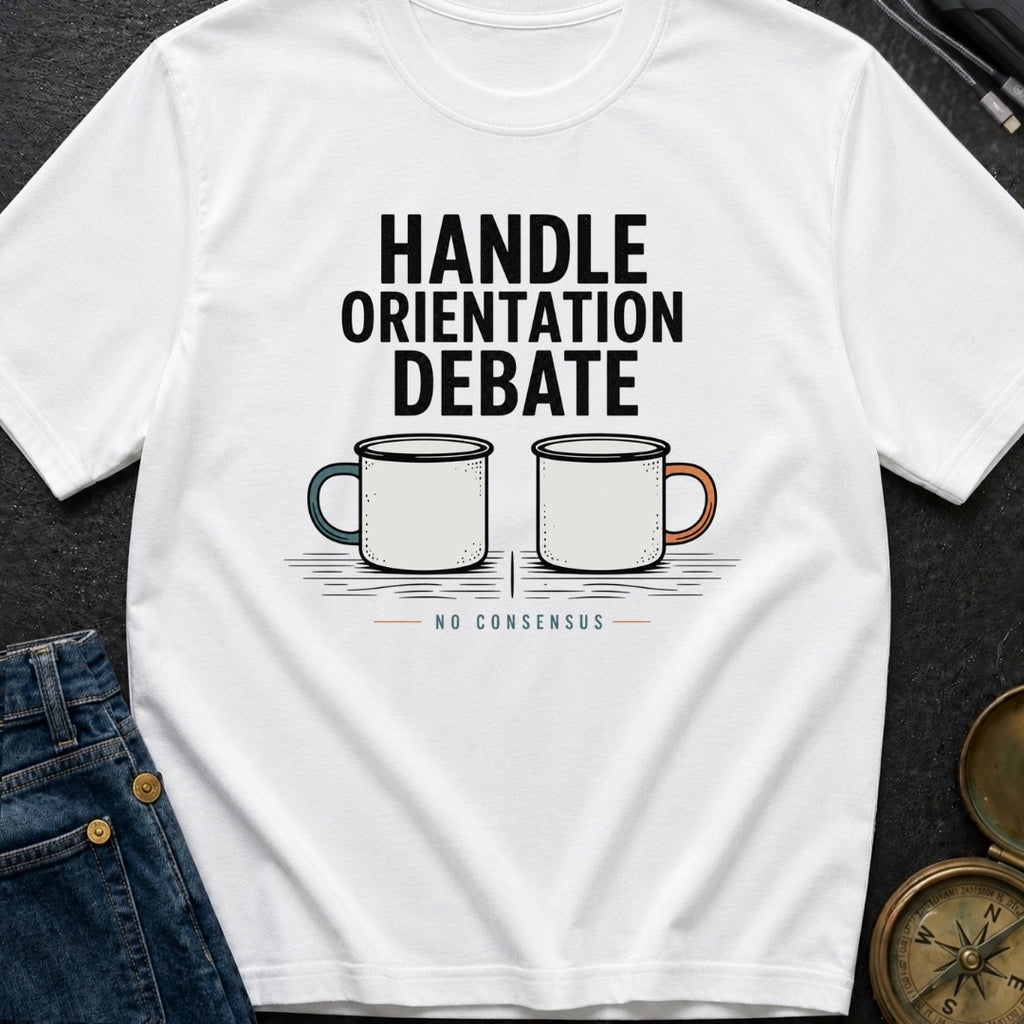 Handle Orientation Debate - T-Shirt