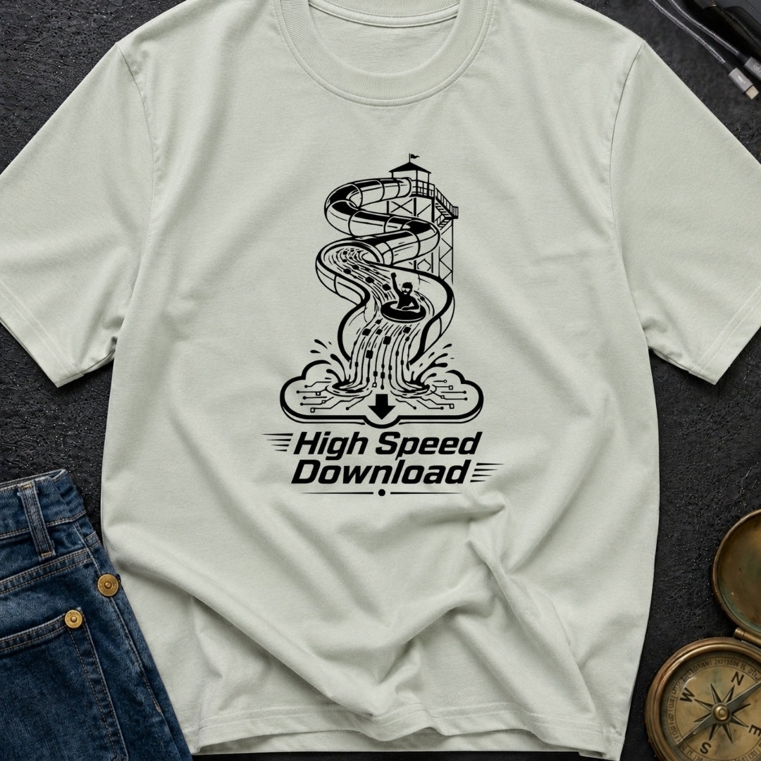 Slip And Stream - T-Shirt