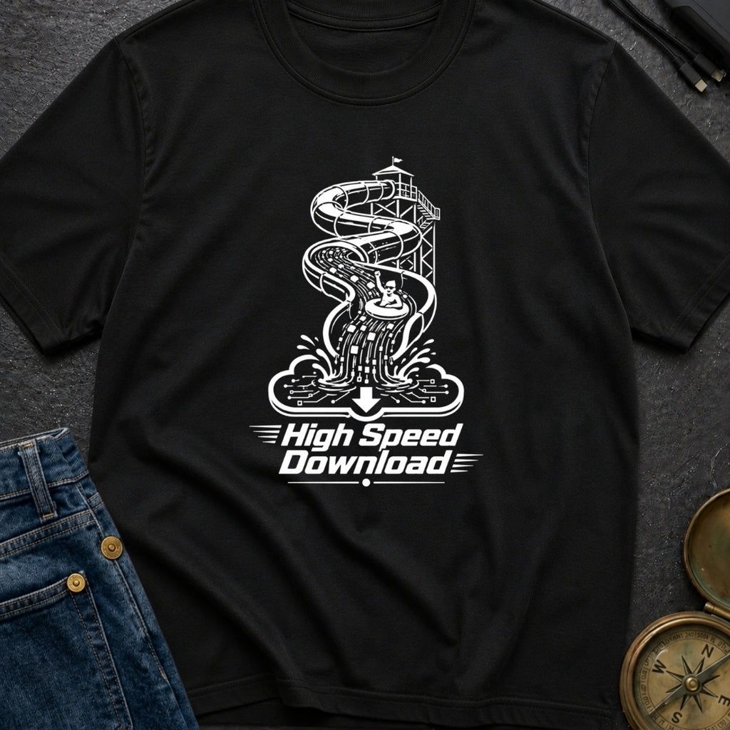 Slip And Stream - T-Shirt