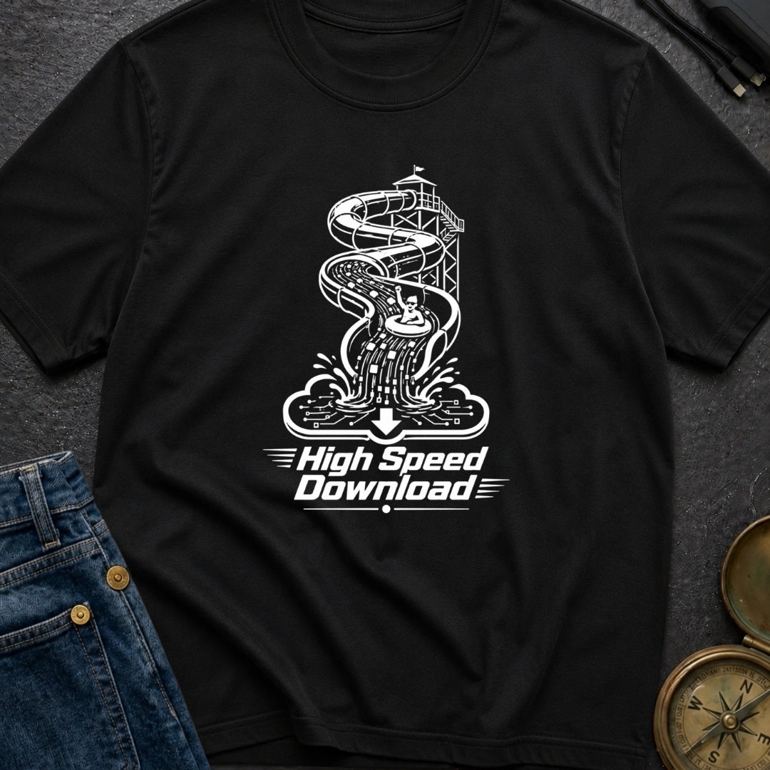 Slip And Stream - T-Shirt