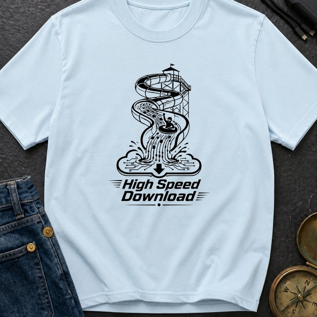 Slip And Stream - T-Shirt