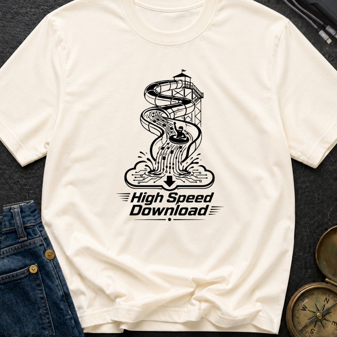 Slip And Stream - T-Shirt
