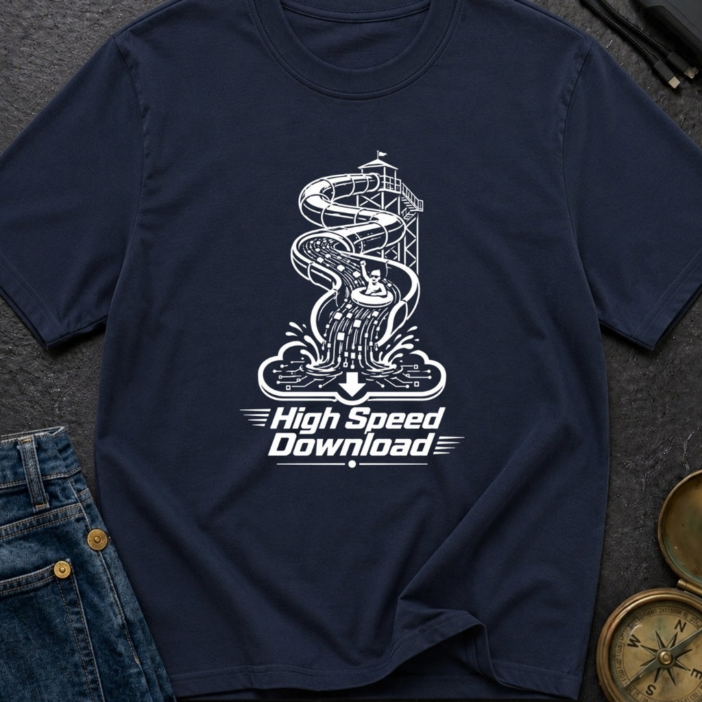 Slip And Stream - T-Shirt