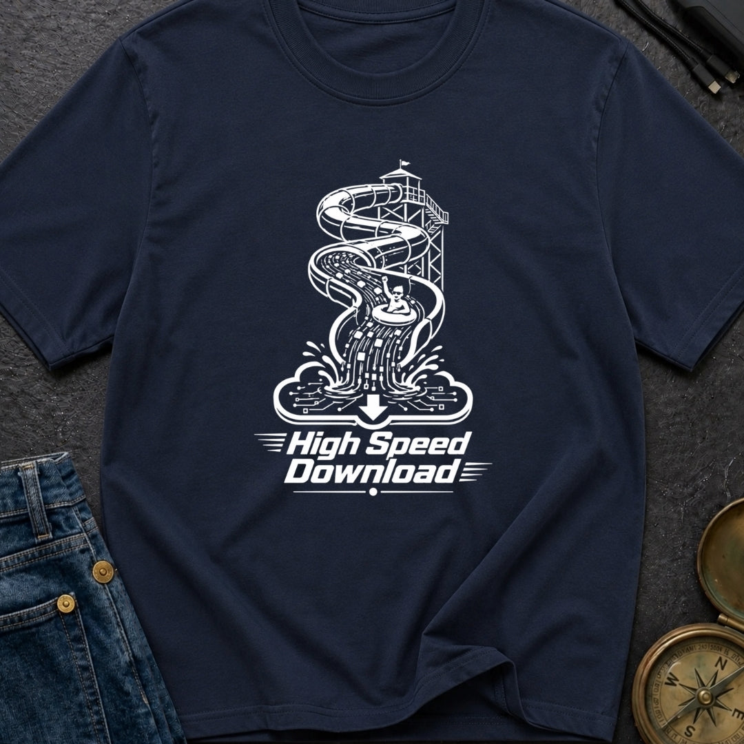 Slip And Stream - T-Shirt