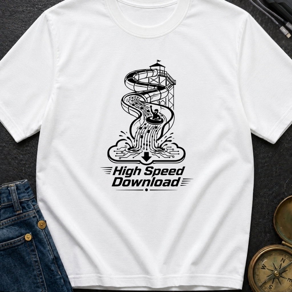 Slip And Stream - T-Shirt