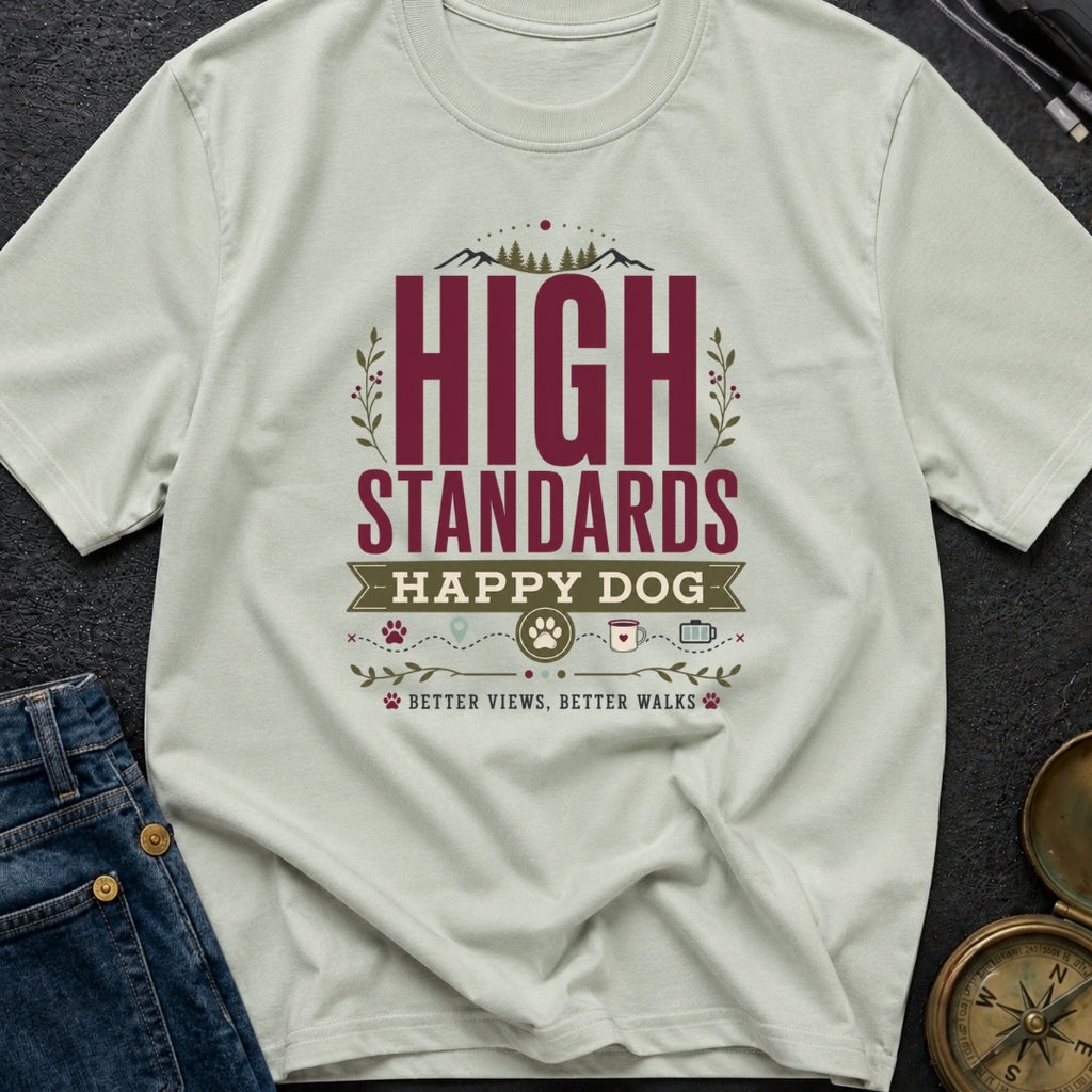 High Standards Happy Dog - T-Shirt
