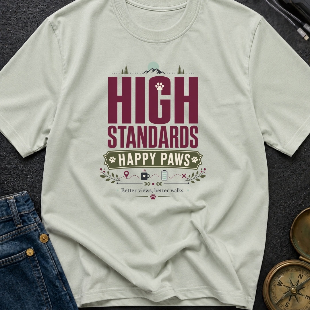 High Standards Happy Paws - T-Shirt