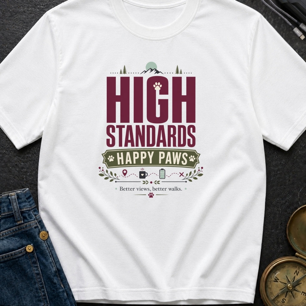 High Standards Happy Paws - T-Shirt