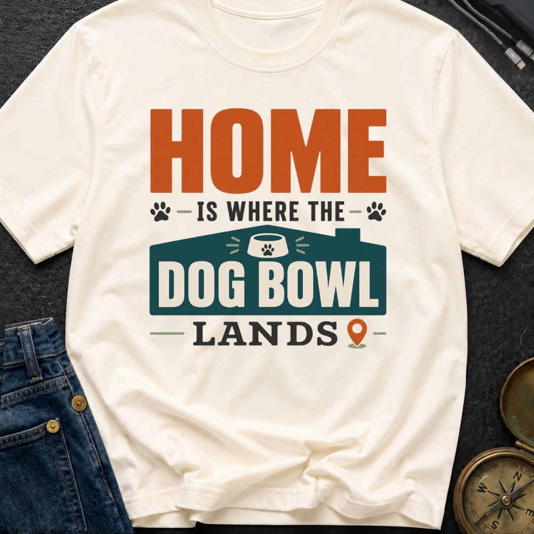 Where Dog Bowl Lands - T-Shirt