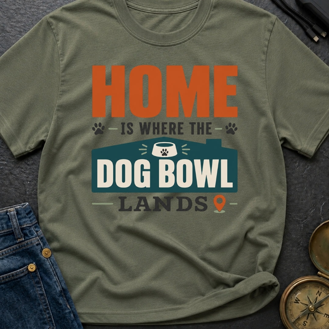 Where Dog Bowl Lands - T-Shirt