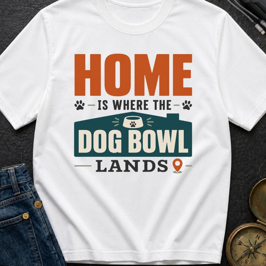 Where Dog Bowl Lands - T-Shirt