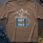 Hot Coffee Cold Morning - T-Shirt