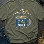 Hot Coffee Cold Morning - T-Shirt