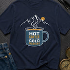 Hot Coffee Cold Morning - T-Shirt