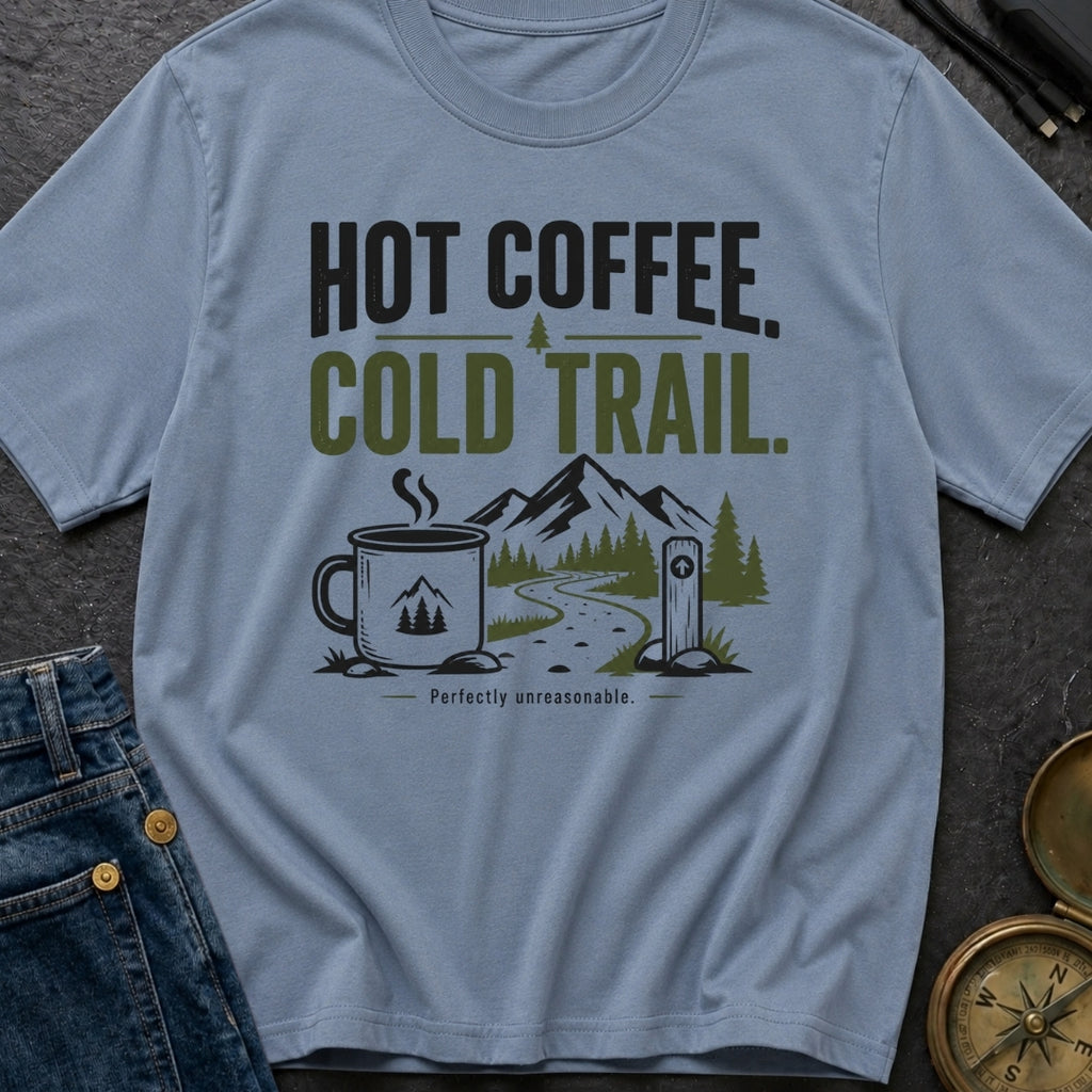 Hot Brew Cold Trail - T-Shirt