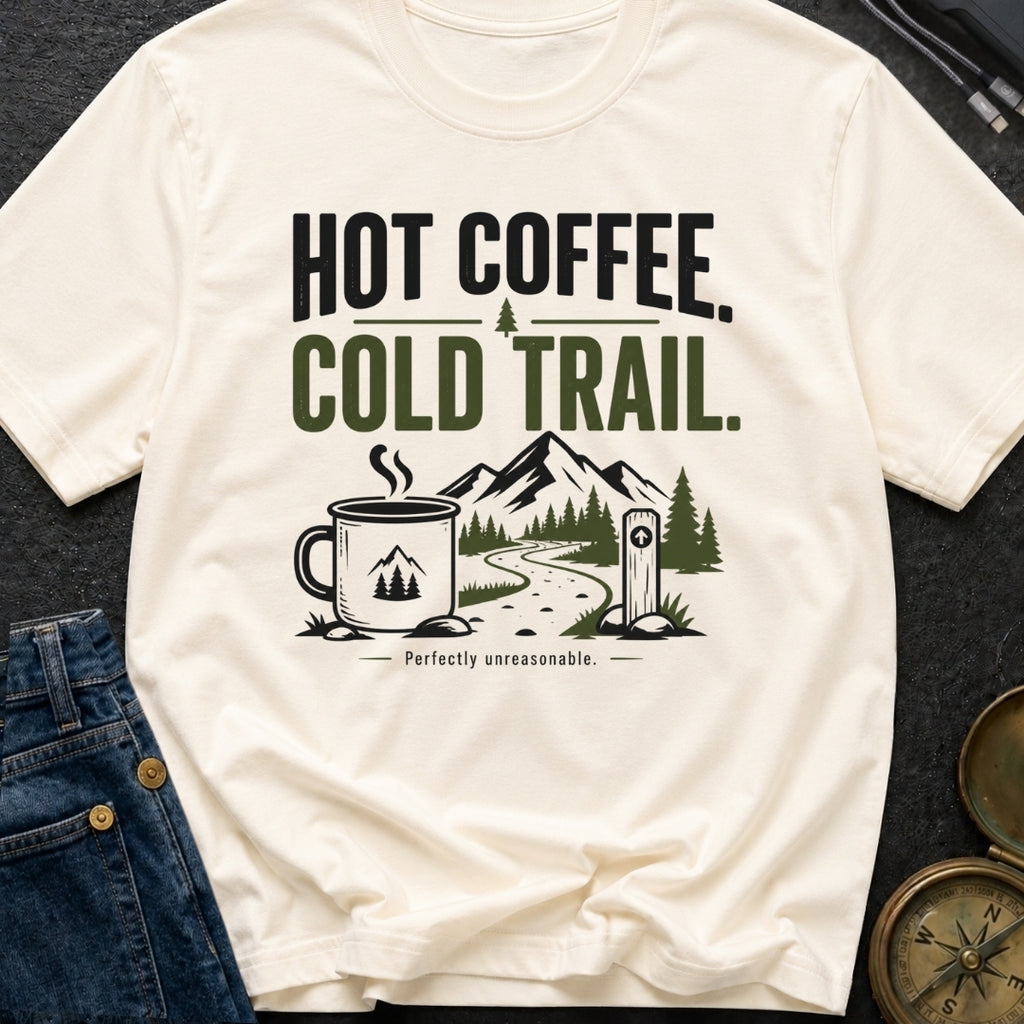 Hot Brew Cold Trail - T-Shirt