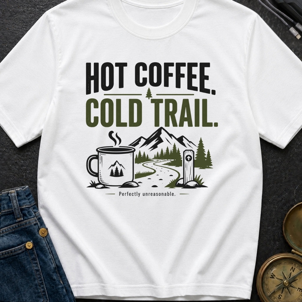 Hot Brew Cold Trail - T-Shirt