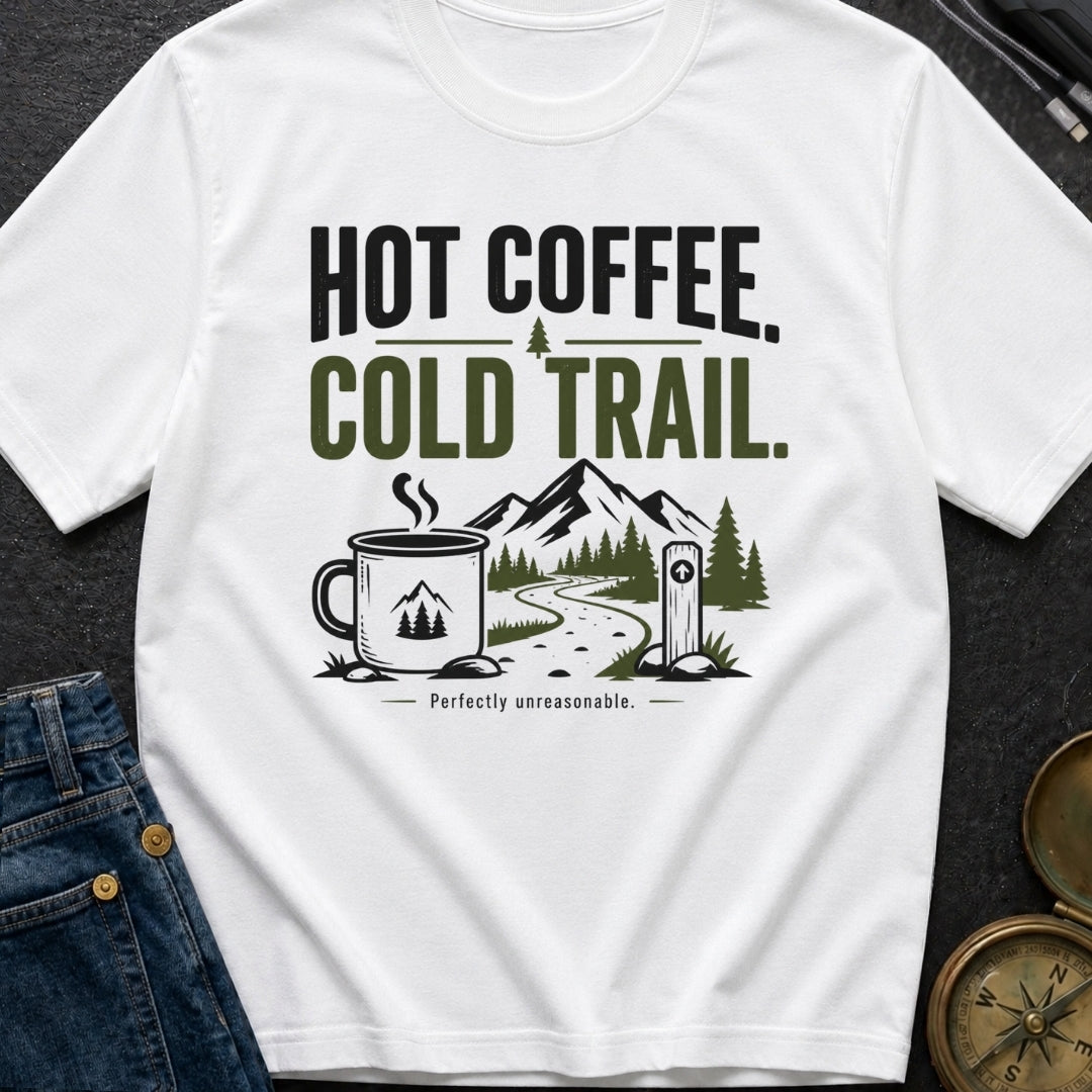 Hot Brew Cold Trail - T-Shirt