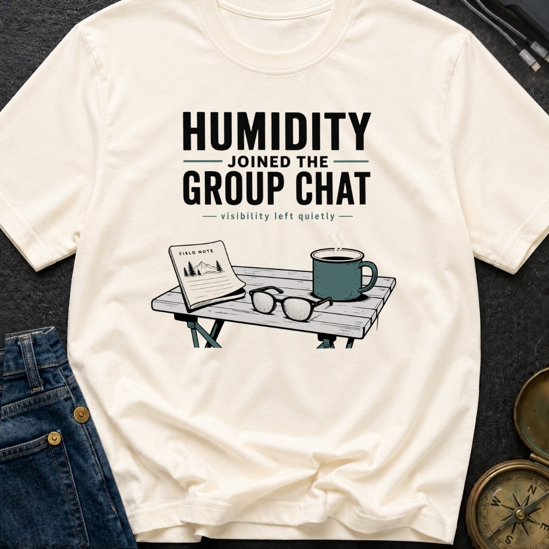 Humidity Joined The Group Chat - T-Shirt