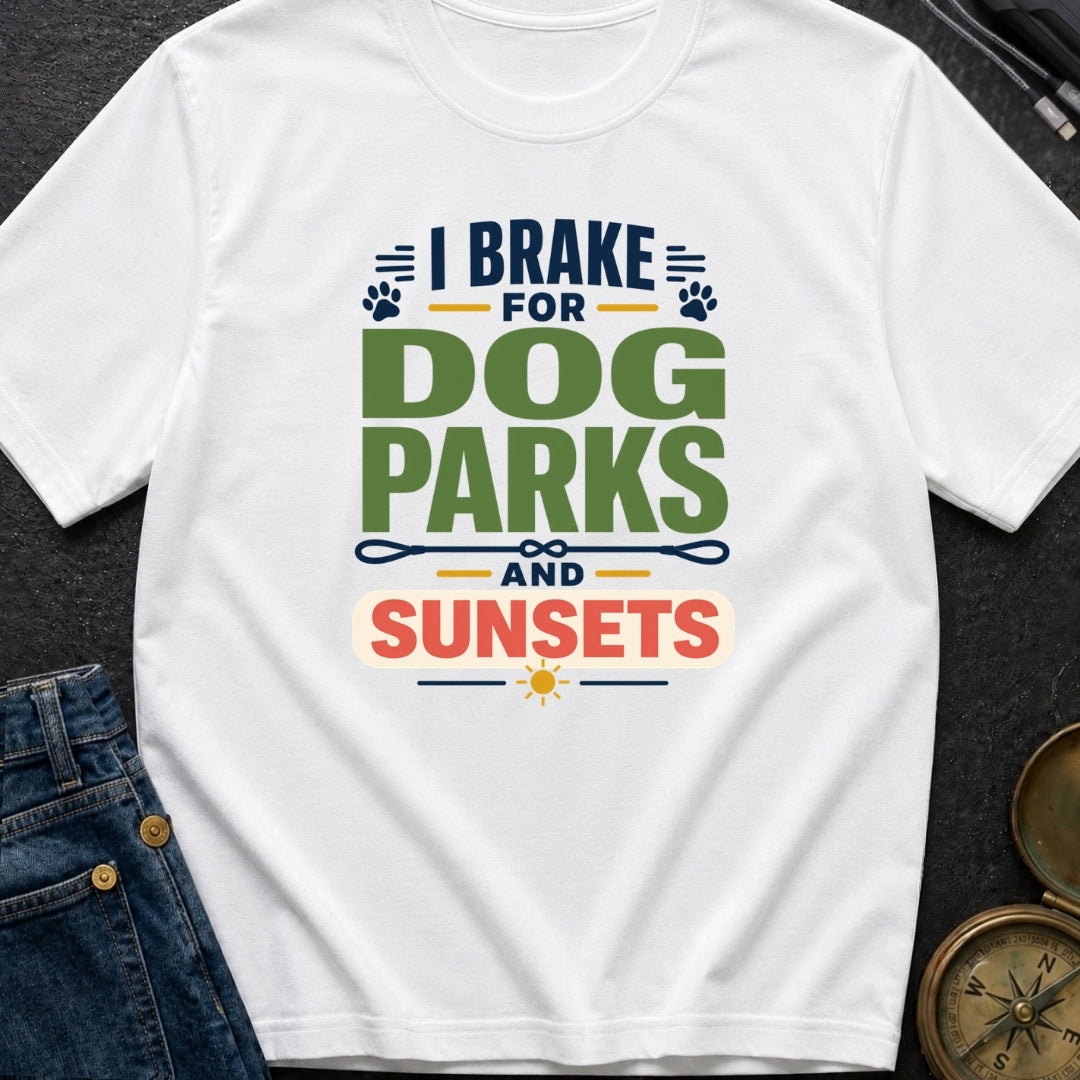 Chasing Sunsets And Tails - T-Shirt