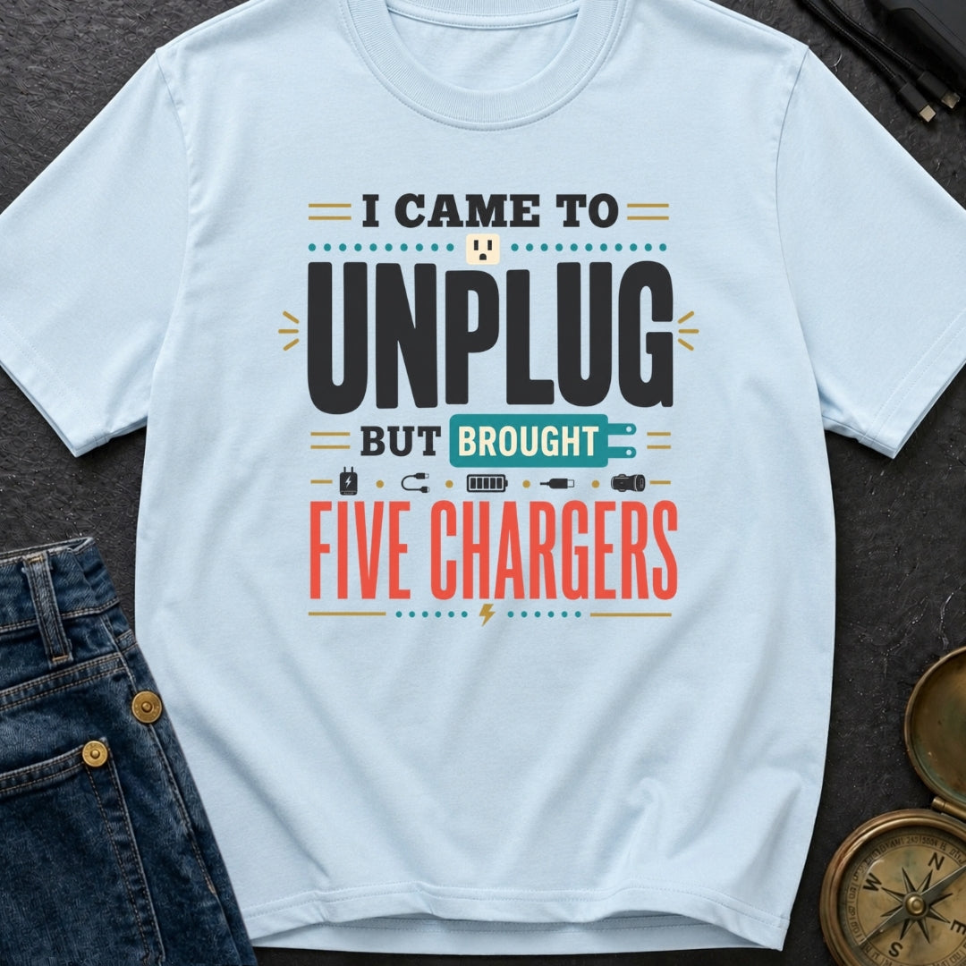 Unplugged But Still Wired - T-Shirt