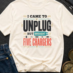 Unplugged But Still Wired - T-Shirt