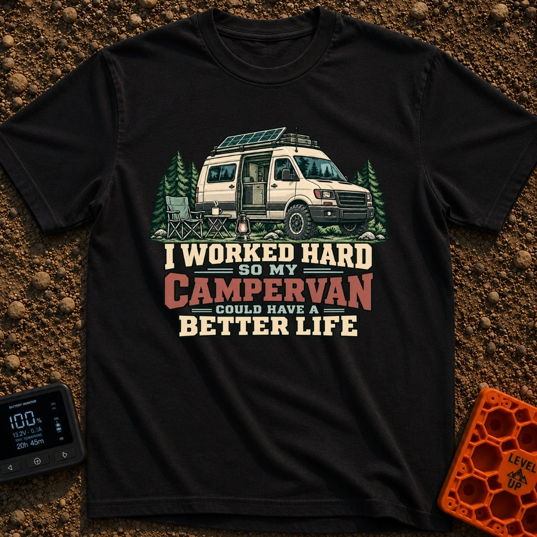 Working For My Campervan - T-Shirt
