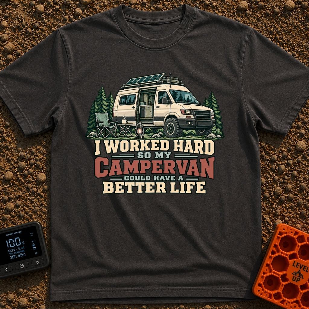 Working For My Campervan - T-Shirt