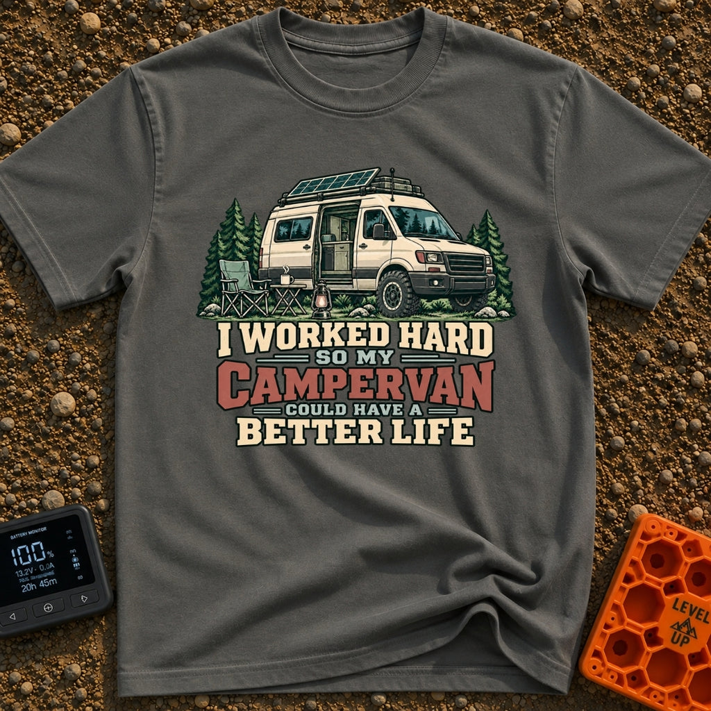 Working For My Campervan - T-Shirt