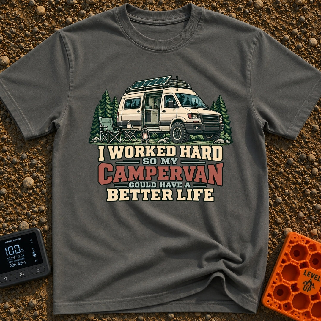 Working For My Campervan - T-Shirt