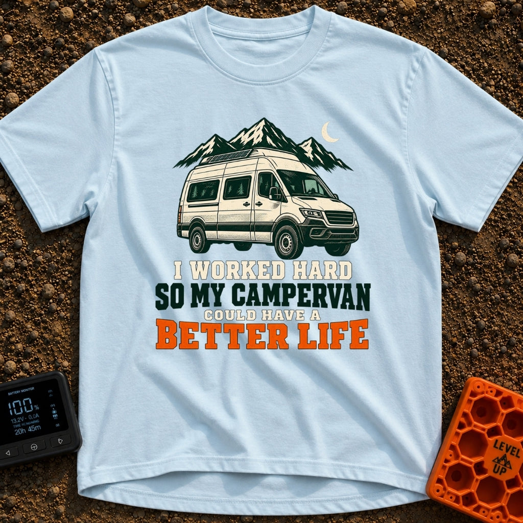 Working For My Van - T-Shirt