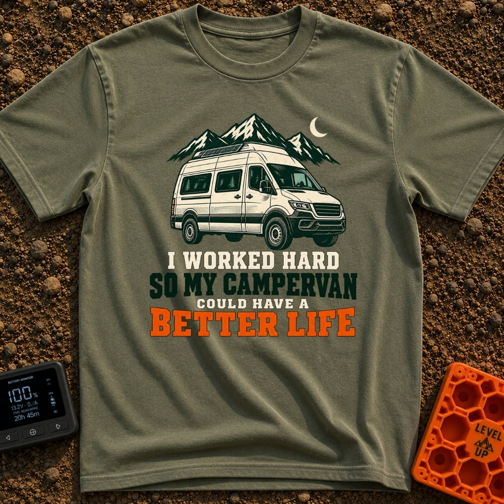 Working For My Van - T-Shirt