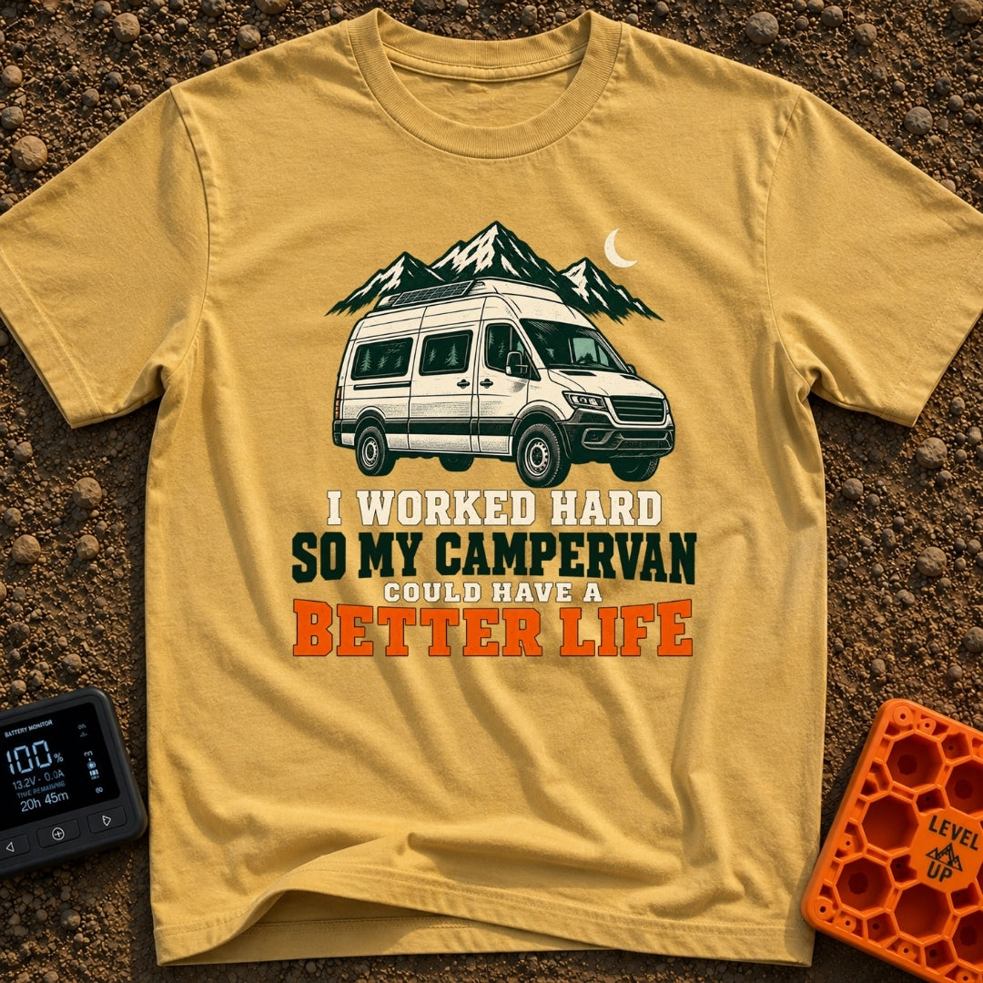 Working For My Van - T-Shirt