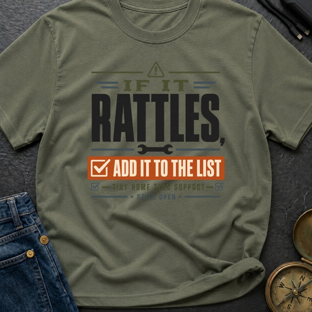 The Rattle List - T-Shirt