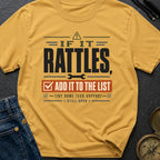 The Rattle List - T-Shirt