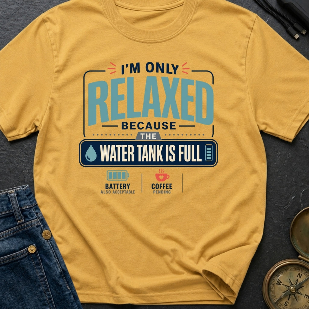 Only Relaxed When Full - T-Shirt
