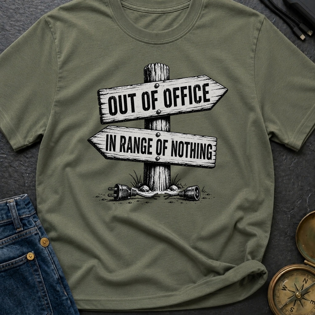 Happily Out Of Range - T-Shirt