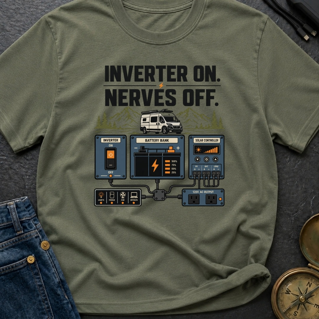 Inverter On Nerves Off - T-Shirt