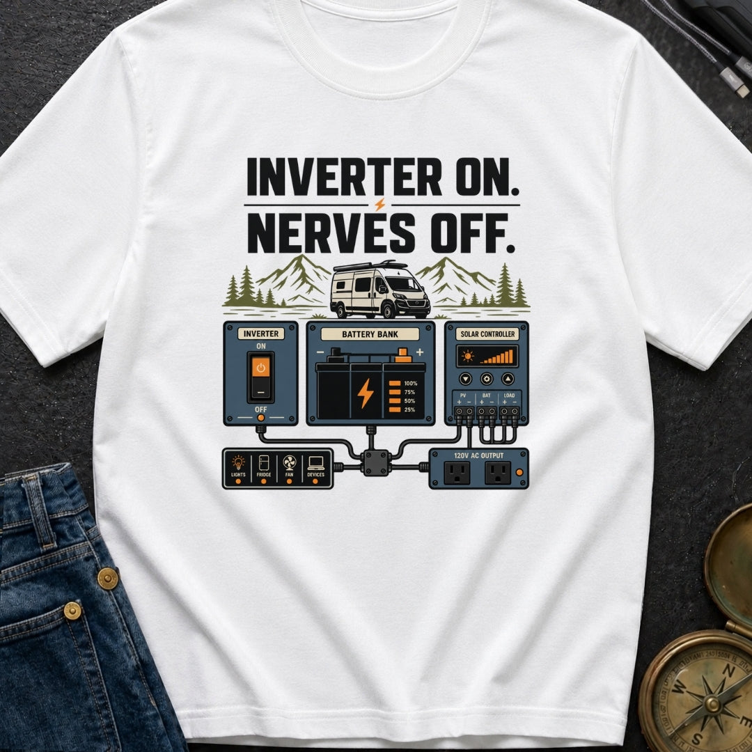 Inverter On Nerves Off - T-Shirt