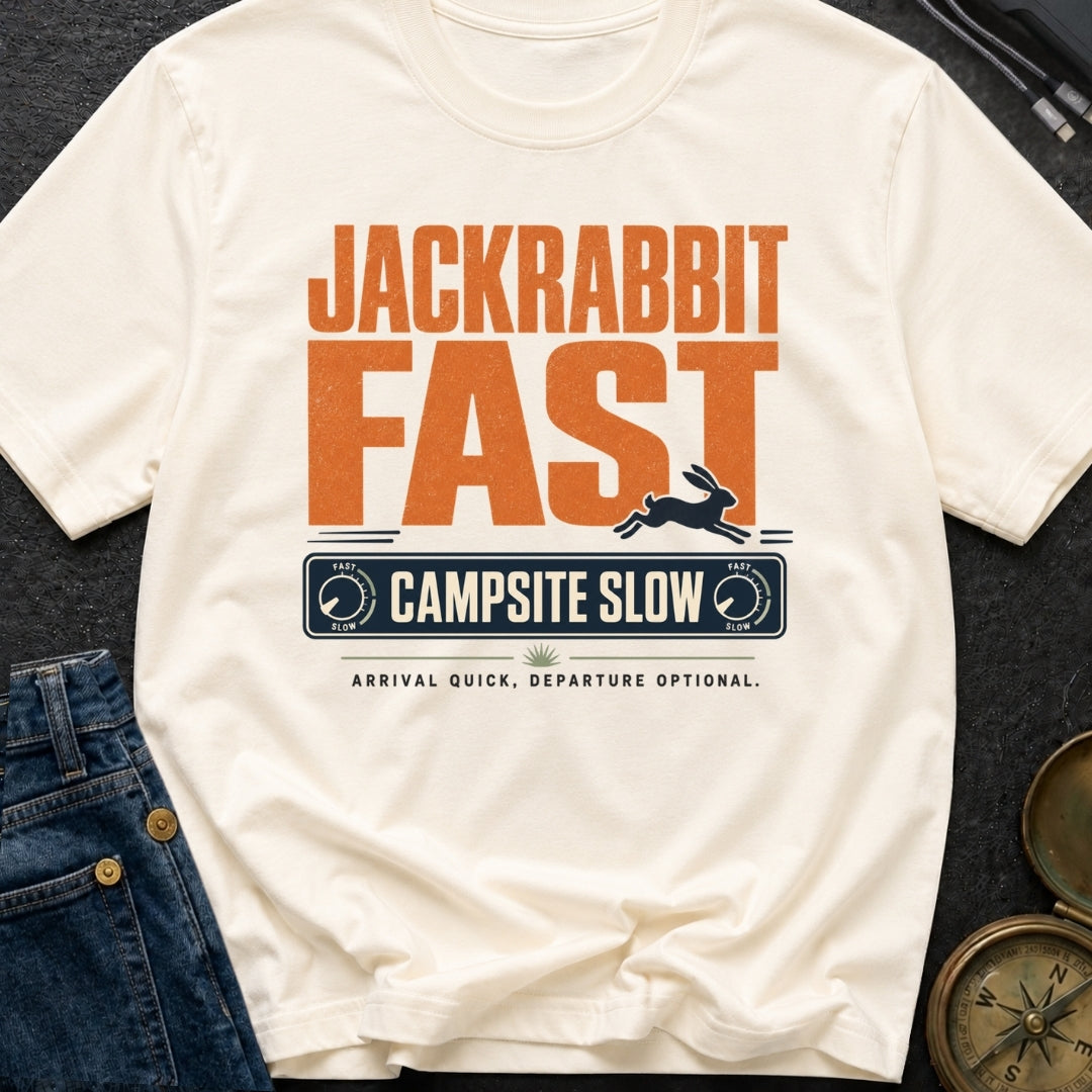 Jackrabbit Fast Camp Slow - T-Shirt
