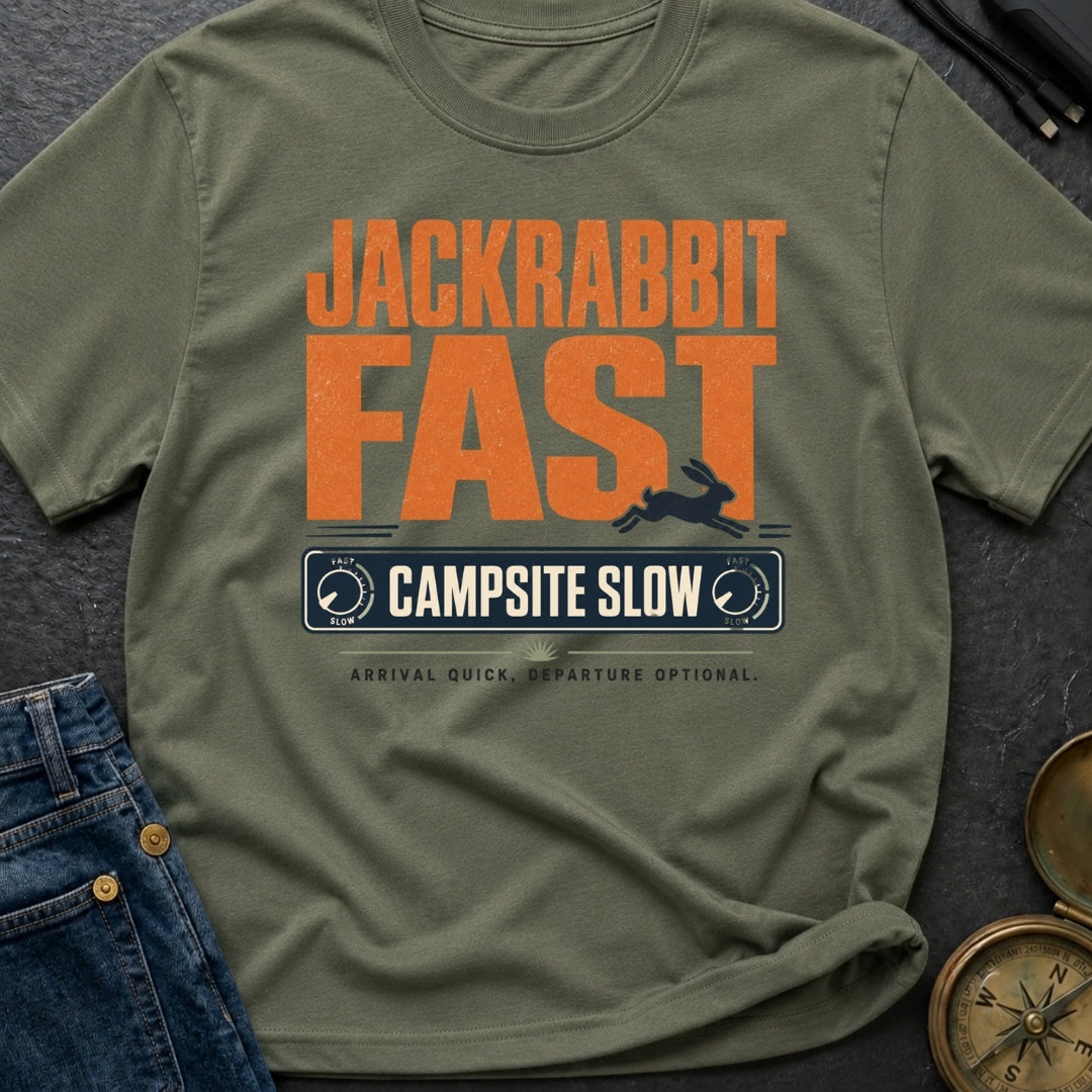 Jackrabbit Fast Camp Slow - T-Shirt