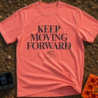 Keep Moving Forward - T-Shirt in Watermelon - The design features the phrase "KEEP MOVING FORWARD" in a large, stacked...