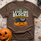 Next Level Gourds - T-Shirt in Espresso - A graphic illustration showing a large off-road vehicle tire parked directly on...