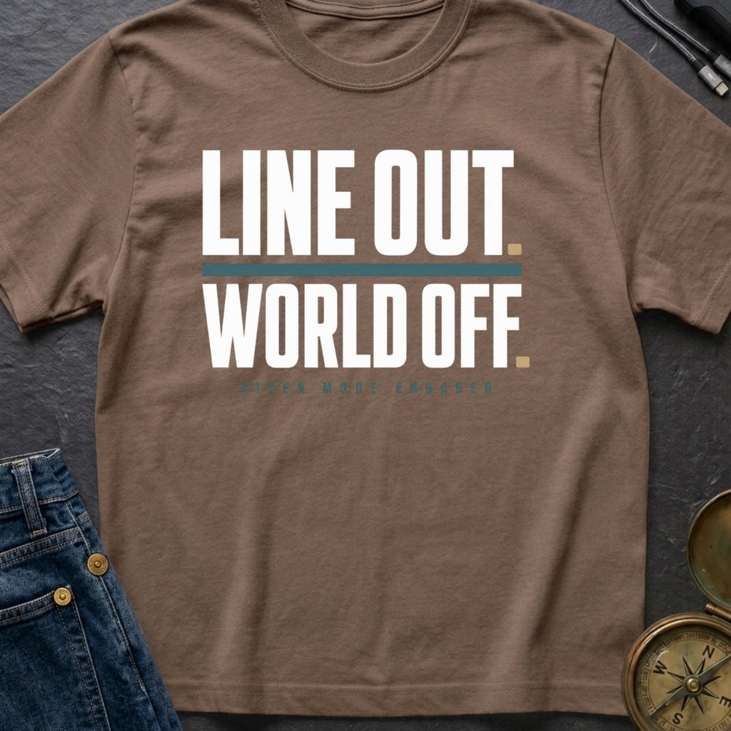 Line Out World Off - T-Shirt