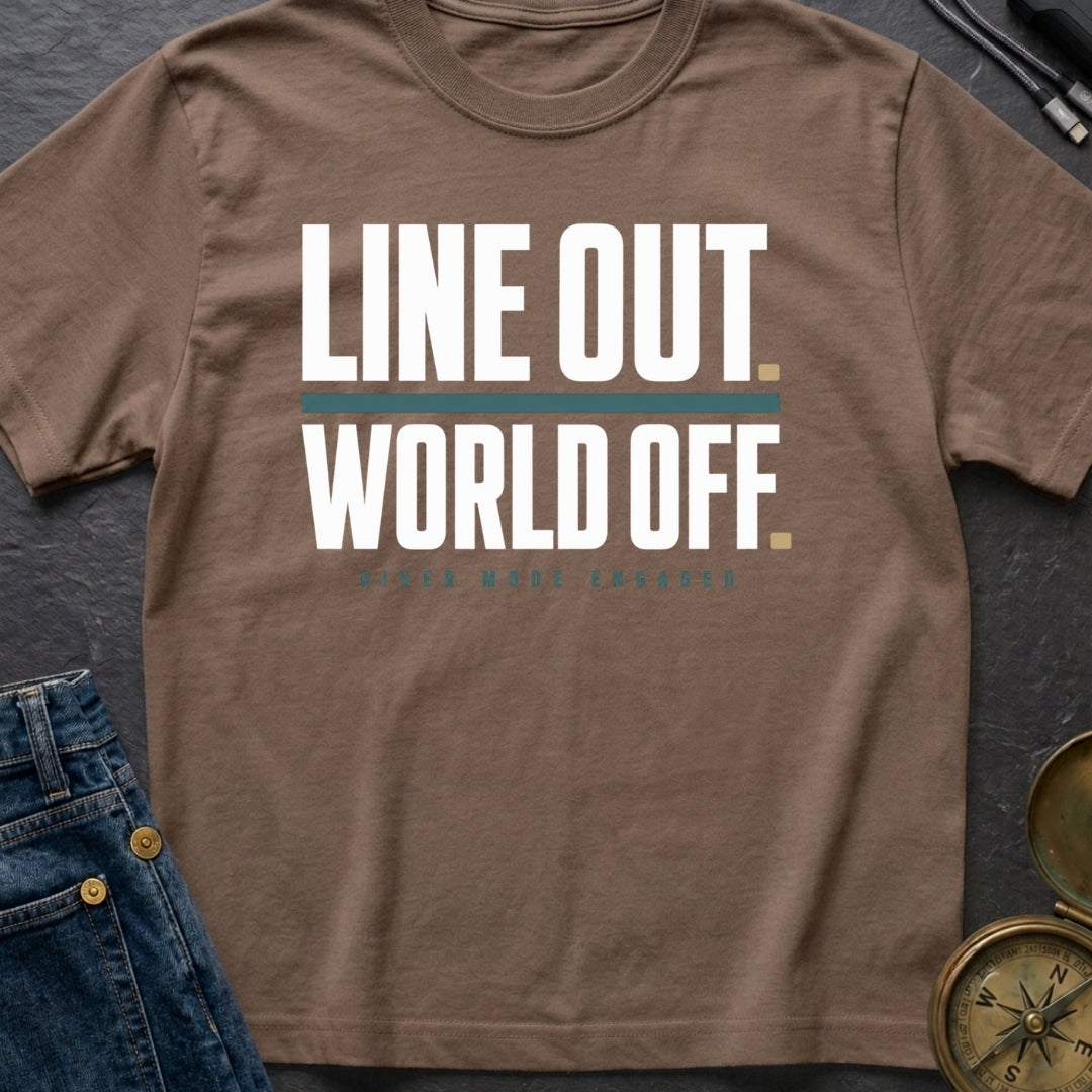 Line Out World Off - T-Shirt
