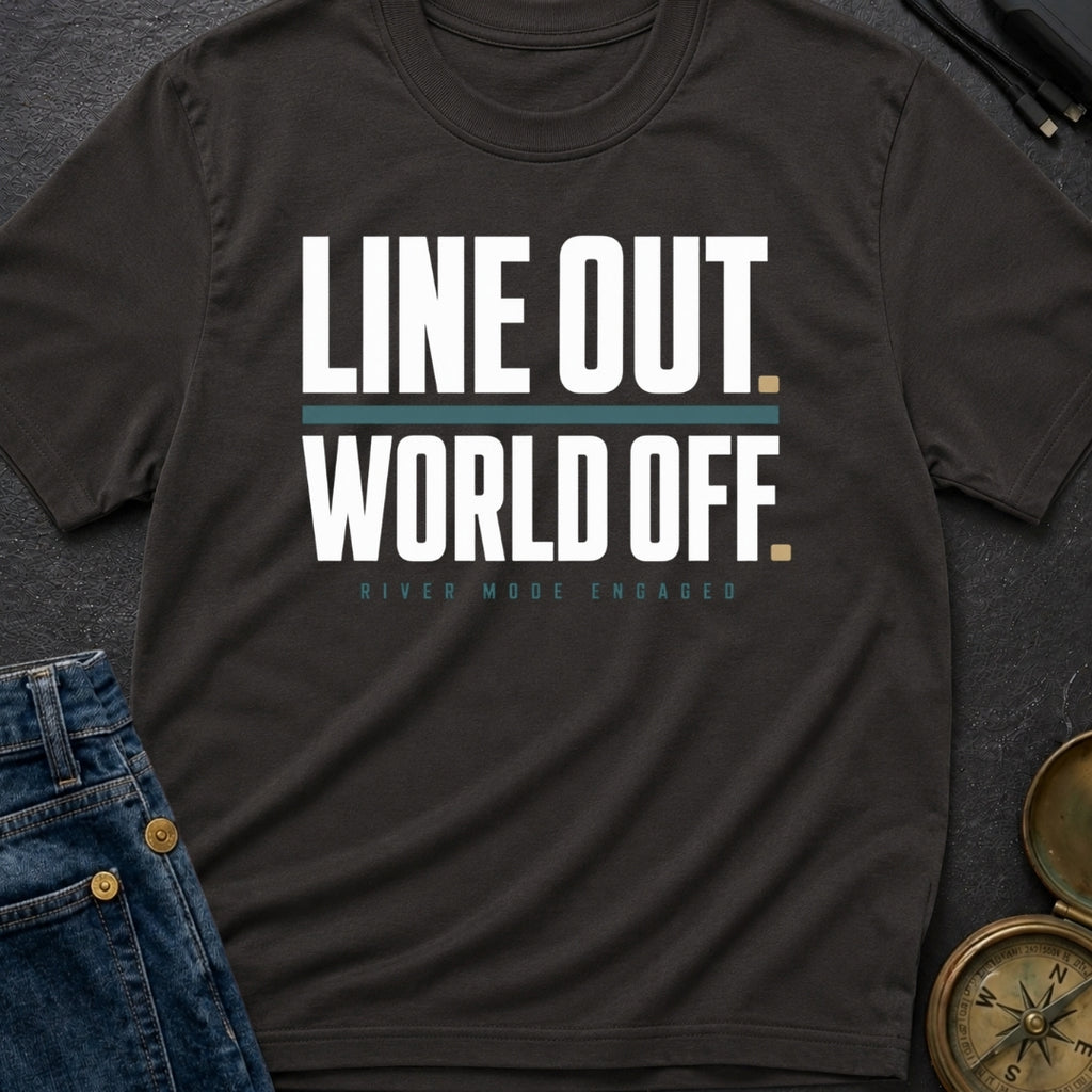 Line Out World Off - T-Shirt
