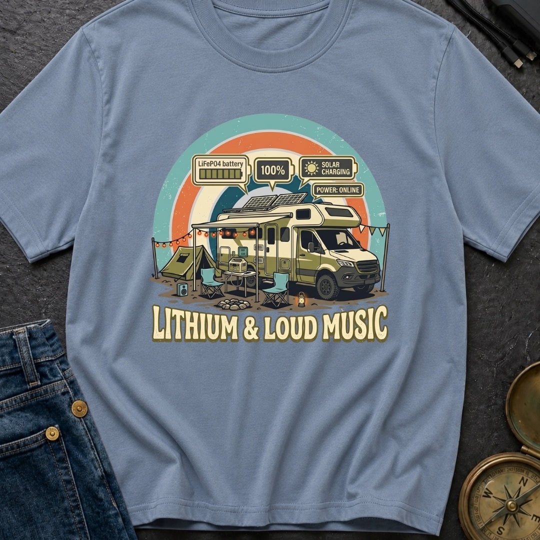 Lithium and Loud Music - T-Shirt